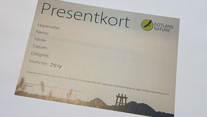 presentkort på naturupplevelse